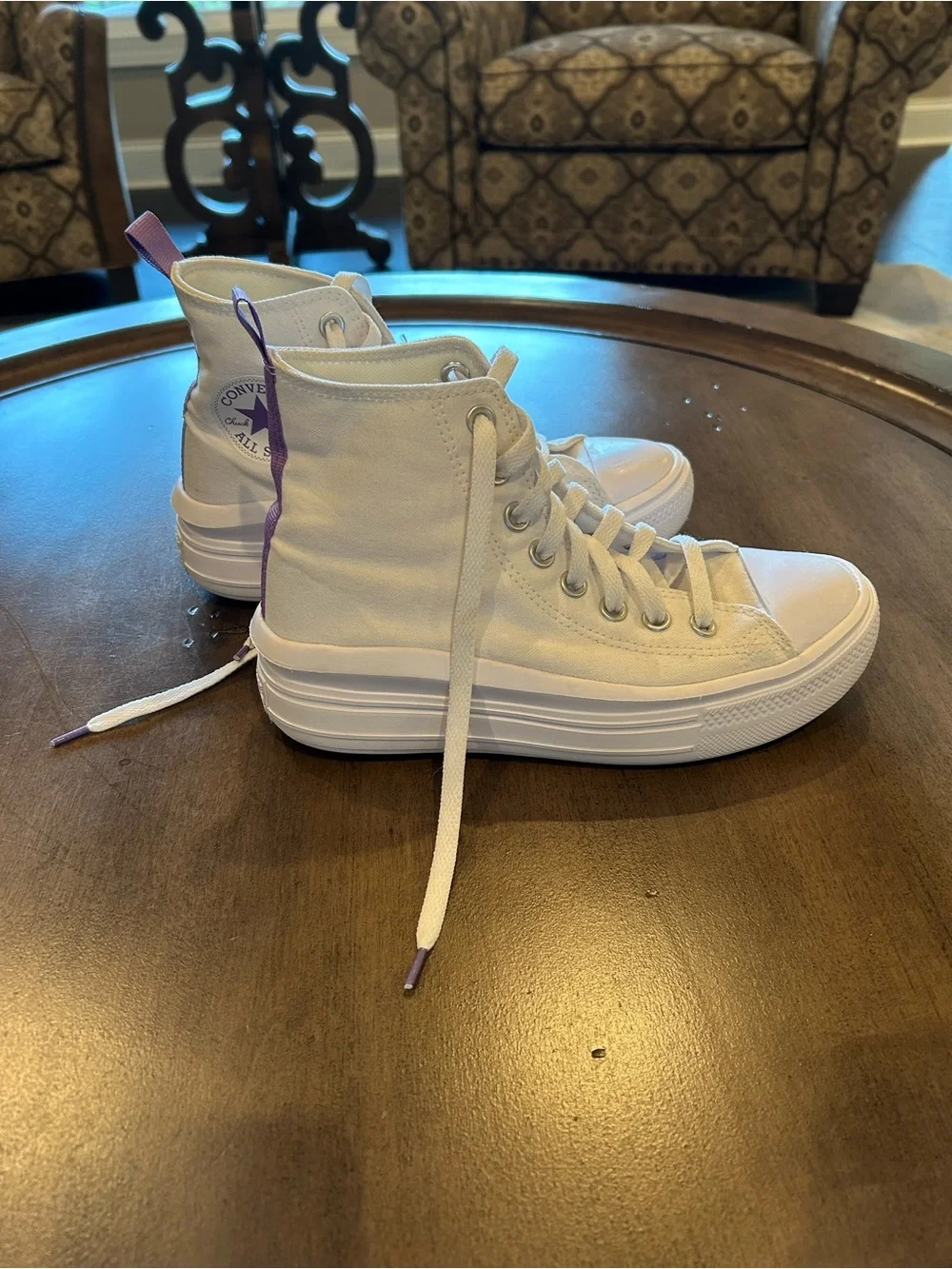 Converse All Star Move Platform Sneaker Big Kids 4.5/Women’s 6.6